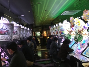 An arcade with Puyo!